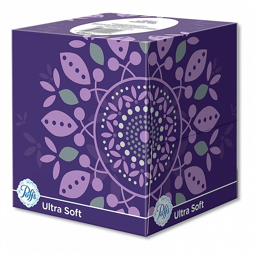 Ultra Soft Facial Tissue, 2-Ply, White, 56 Sheets/Box, 4 Boxes/Pack (35295PK)