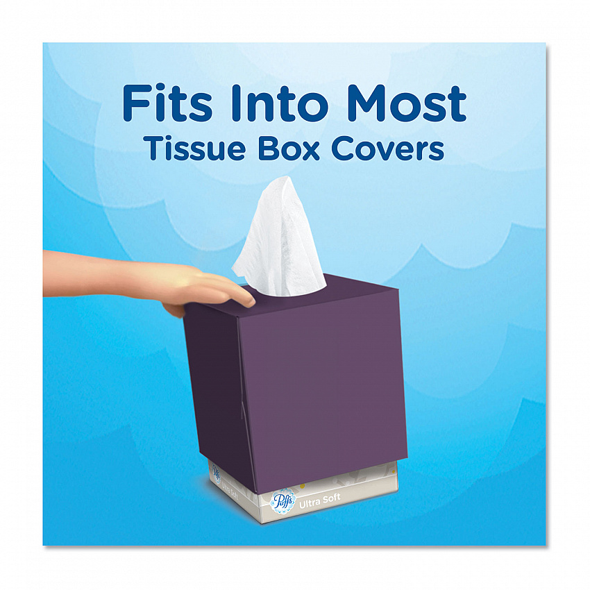 Ultra Soft Facial Tissue, 2-Ply, White, 56 Sheets/Box, 4 Boxes/Pack, 6 Packs/Carton (35295)