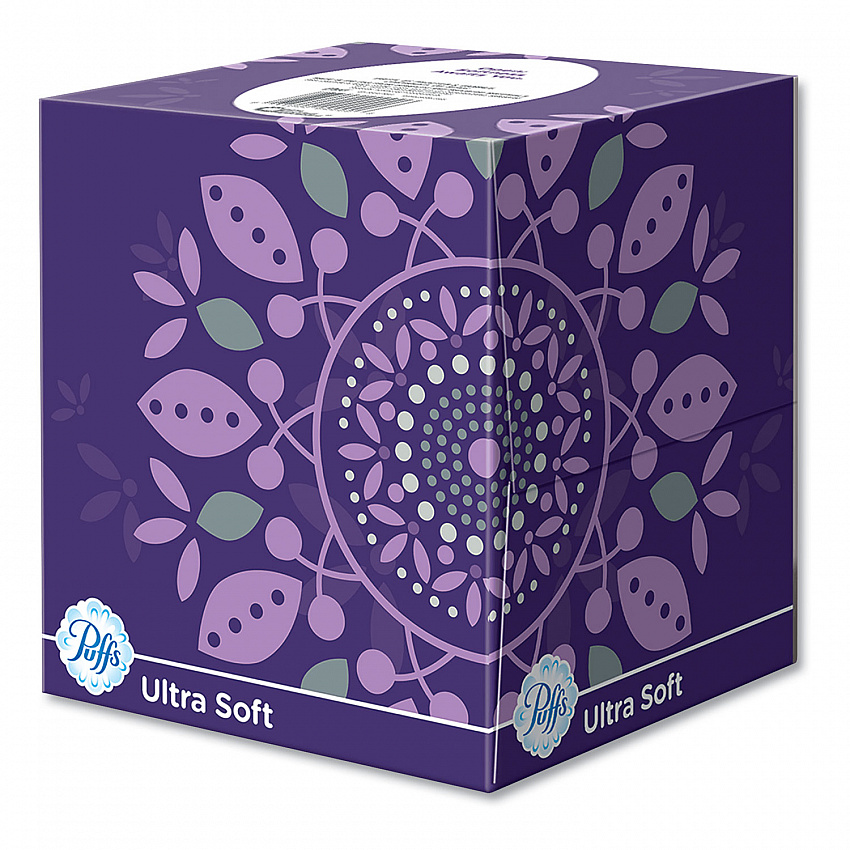 Ultra Soft Facial Tissue, 2-Ply, White, 56 Sheets/Box, 4 Boxes/Pack, 6 Packs/Carton (35295)