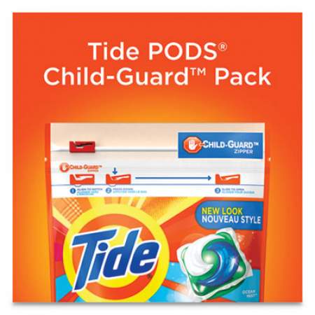 Tide Pods, Laundry Detergent, Clean Breeze, 35/Pack, 4 Pack/Carton (93126CT)