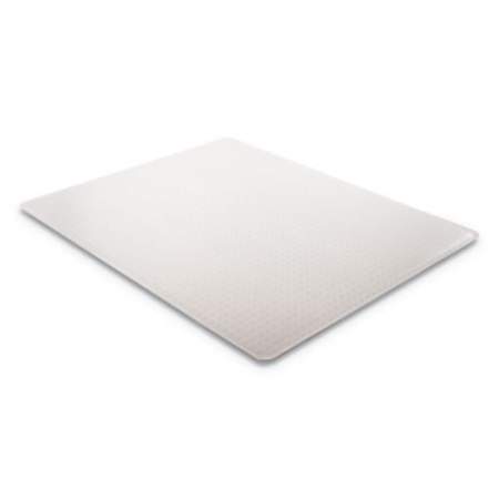 deflecto EconoMat Occasional Use Chair Mat for Low Pile Carpet, 45 x 53, Rectangular, Clear (CM11242COM)