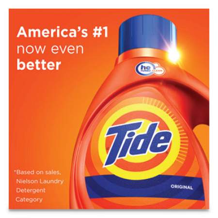Tide HE Laundry Detergent, Original Scent, Liquid, 64 Loads, 92 oz Bottle (40217EA)
