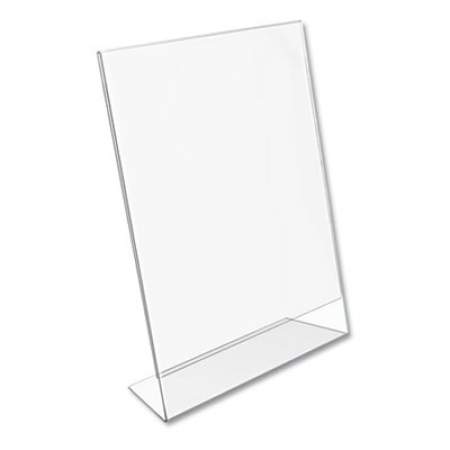 deflecto Classic Image Slanted Sign Holder, 8 1/2" x 11", Clear Frame, 12/Pack (69701VP)