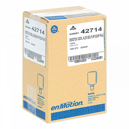 GP enMotion Automated Touchless Moisturizing Gentle Foam Soap Refill, Unscented, 1,200 mL, 2/Carton (42714)