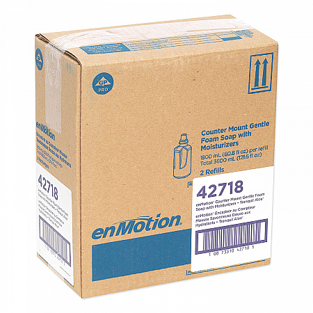 GP enMotion Counter Mount Foam Soap Refill, Tranquil Aloe Scent, 1,800 mL, 2/Carton (42718)