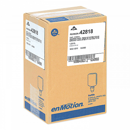 GP enMotion Automated Touchless Antimicrobial Foam Soap Refill, Unscented, 1,200 mL, 2/Carton (42818)