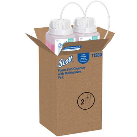 Scott Pro Foam Skin Cleanser with Moisturizers, Citrus Scent, 1.5 L Refill, 2/Carton (11280)