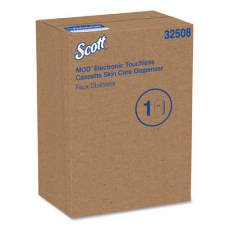 Scott Electronic Skin Care Dispenser, 1,200 mL, 7.3 x 4 x 11.7 Brushed Metallic (32508)