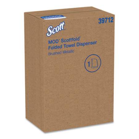 Mod* Scottfold* Towel Dispenser, 10.6 x 5.48 x 18.79, Brushed Metallic (39712)