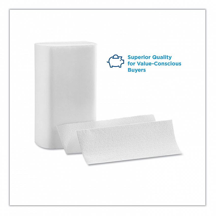 Pacific Blue Select Multi-Fold 2-Ply Paper Towel, 9.2 x 9.4, White, 125/Pack, 16 Packs/Carton (21000)