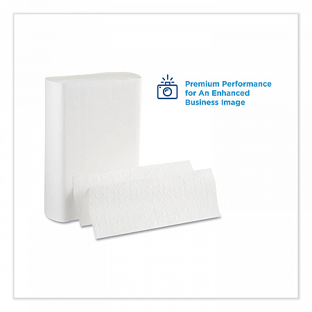 Pacific Blue Ultra Folded Paper Towels, 1-Ply, 10.2 x 10.8, White, 220/Pack, 10 Packs/Carton (20887)