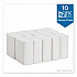 Pacific Blue Ultra Z-Fold Folded Paper Towels, 1-Ply, 8 x 11, White, 260/Pack, 10 Packs/Carton (20885)