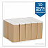Pacific Blue Basic C-Fold Paper Towel, 1-Ply, 10.1 x 12.7, White, 240/Pack, 10 Packs/Carton (25190)