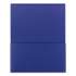 Smead Organized Up Poly Stackit Folders, 11 x 8.5, Dark Blue/Dark Blue, 5/Pack (87806)
