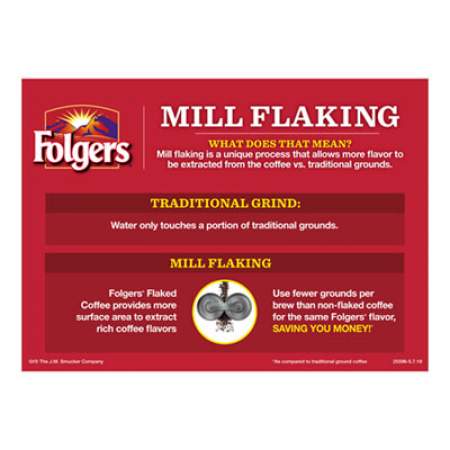 Folgers Coffee, Classic Roast, 0.9 oz Fractional Packs, 36/Carton (06125)