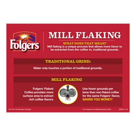 Folgers Coffee Premeasured Packs, Classic Roast, 1.05 oz Vacket Pack, 42/Carton (06931)