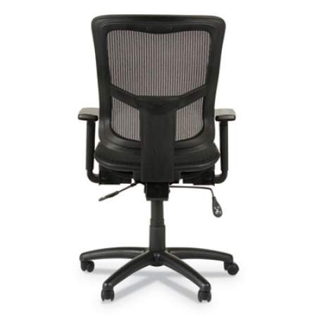 Alera Elusion II Series Suspension Mesh Mid-Back Synchro Seat Slide Chair, Supports 275 lb, 18.11" to 20.35" Seat, Black (ELT4218S)
