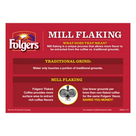 Folgers Coffee Filter Packs, Classic Roast, .9oz, 160/Carton (06114)