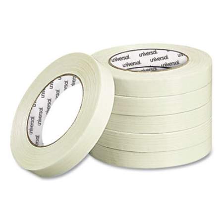 Universal 190# Medium Grade Filament Tape, 3" Core, 18 mm x 54.8 m, Clear (78034)