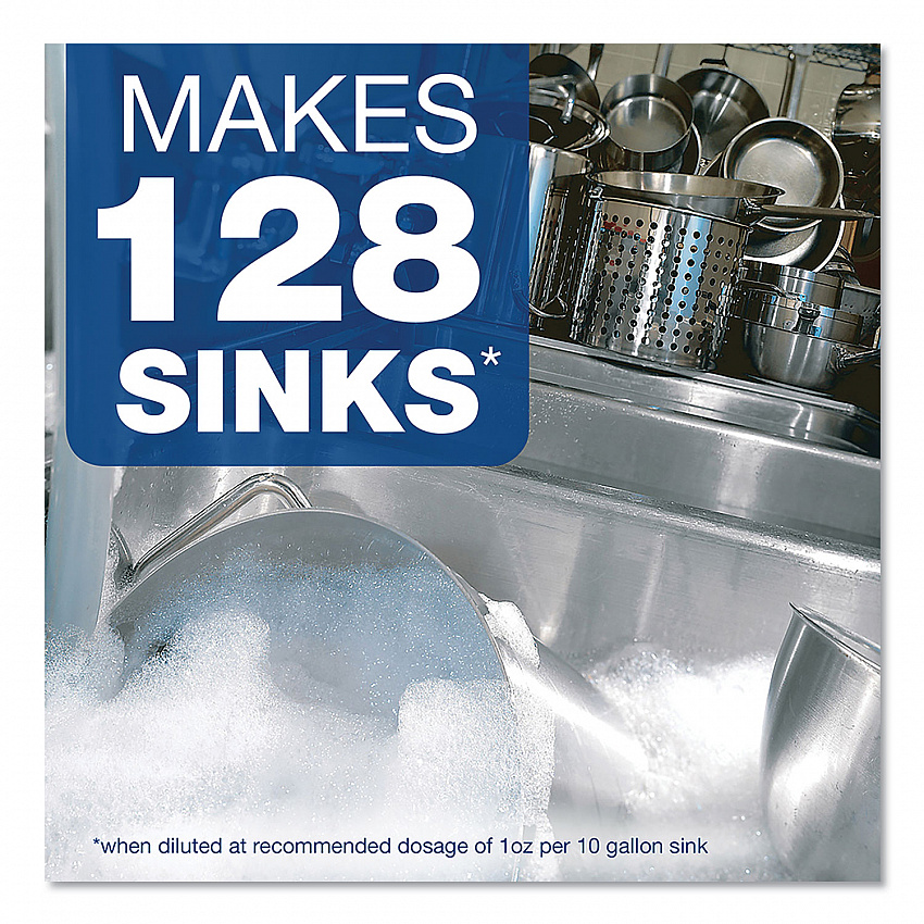 Dishwashing Liquid, Lemon Scent, 1 gal Bottle, 4/Carton (43607CT)
