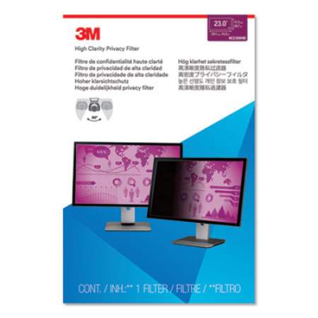 3M High Clarity Privacy Filter for 23" Widescreen Monitor, 16:9 Aspect Ratio (HC230W9B)