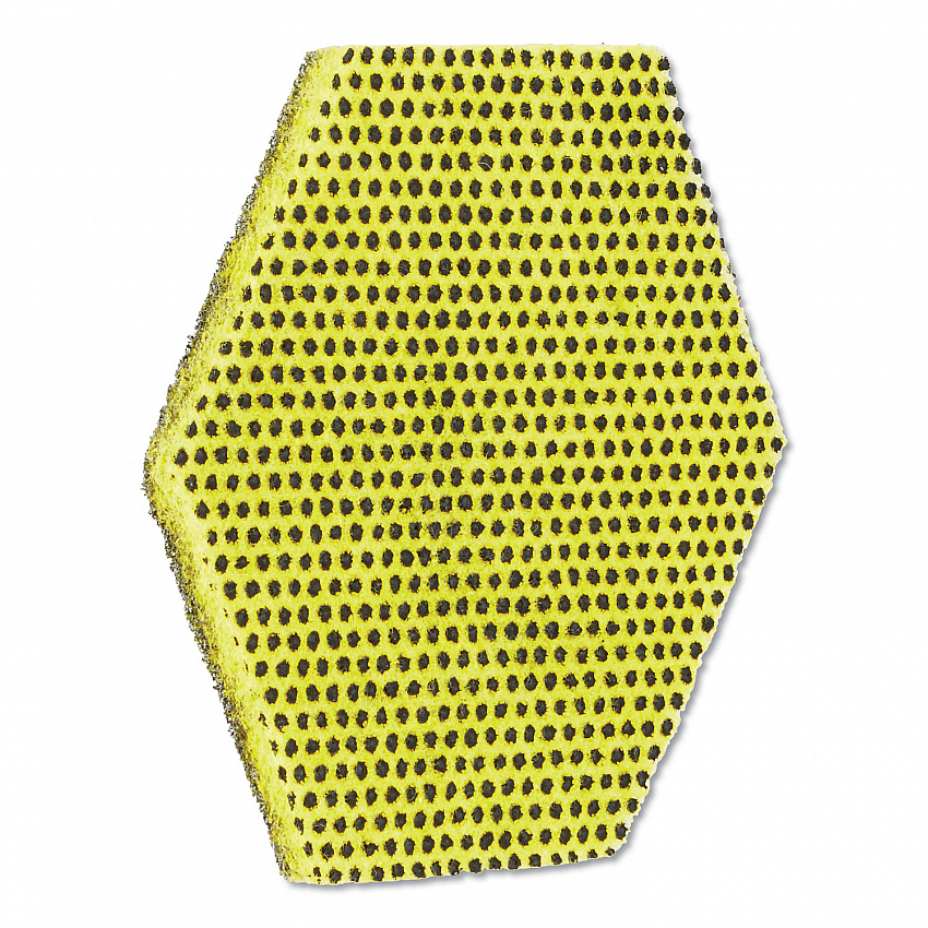 Dual Purpose Scour Pad, 5 x 5.75, Green/Yellow, 15/Carton (96HEX)