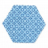 Low Scratch Scour Pad 2000HEX, 5.75 x 5, Blue, 15/Carton (2000HEX)