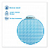 ActiveAire Deodorizer Urinal Screen with Side Tab, Coastal Breeze Scent, Blue, 12/Carton (48260)