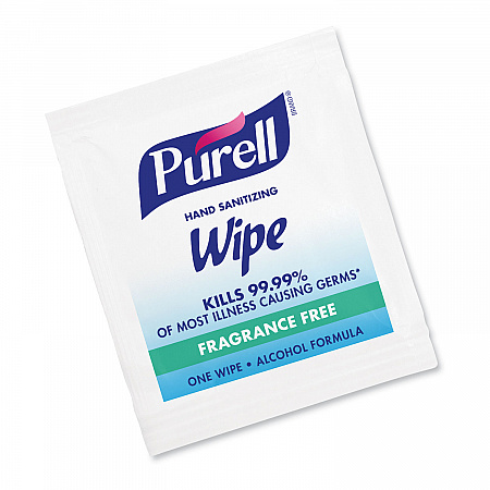 Sanitizing Hand Wipes, Individually Wrapped, 1-Ply, 4.5 x 6.5, Lemon, White, 1,800/Carton (902006ECCT)