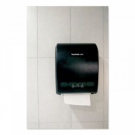 Xtra Mechanical Hands-Free Towel Dispenser, 12.31 x 9.31 x 15.94, Black (29GREEN)