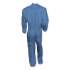 KleenGuard A60 Elastic-Cuff, Ankle and Back Coveralls, Blue, Large, 24/Carton (45003)
