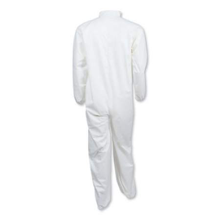 KleenGuard A40 Elastic-Cuff And Ankles Coveralls, White, Large, 25/case (44313)