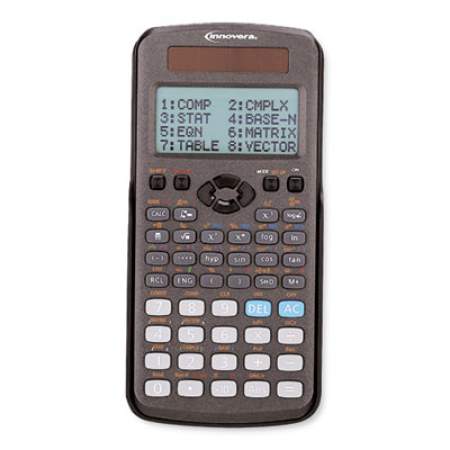 Innovera Advanced Scientific Calculator, 417 Functions, 15-Digit LCD, Four Display Lines (15970)