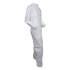KleenGuard A30 ELASTIC-BACK AND CUFF COVERALLS, WHITE, LARGE, 25/CARTON (46103)