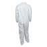 KleenGuard A40 Elastic-Cuff and Ankles Coveralls, 3X-Large, White, 25/Carton (44316)