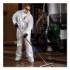 KleenGuard A40 Elastic-Cuff, Ankle, Hood and Boot Coveralls, X-Large, White, 25/Carton (44334)