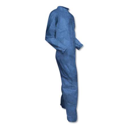 KleenGuard A60 Elastic-Cuff, Ankle and Back Coveralls, Blue, 2X-Large, 24/Carton (45005)