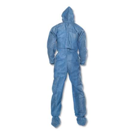 KleenGuard A60 Blood and Chemical Splash Protection Coveralls, 3X-Large, Blue, 20/Carton (45096)
