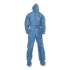 KleenGuard A60 Blood and Chemical Splash Protection Coveralls, 3X-Large, Blue, 20/Carton (45096)
