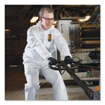 KleenGuard A45 PREP AND PAINT COVERALLS, WHITE, LARGE, 25/CARTON (41515)