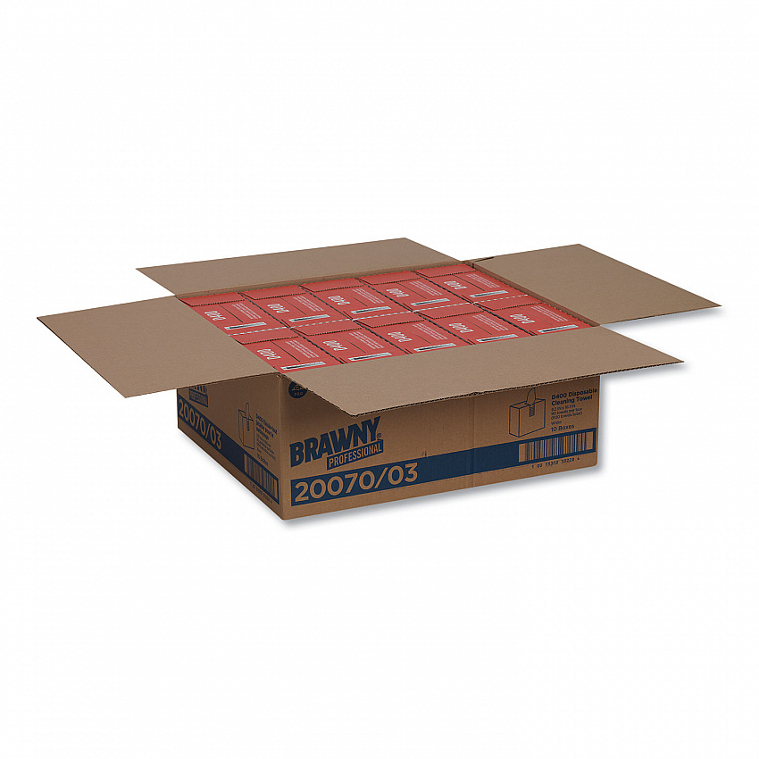 Medium Duty Premium DRC Wipers, 1-Ply, 9.25 x 16.3, Unscented, White, 90 Wipes/Box, 10 Boxes/Carton (2007003CT)