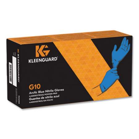 KleenGuard G10 Nitrile Gloves, Artic Blue, X-Large, 180/Box (90099)