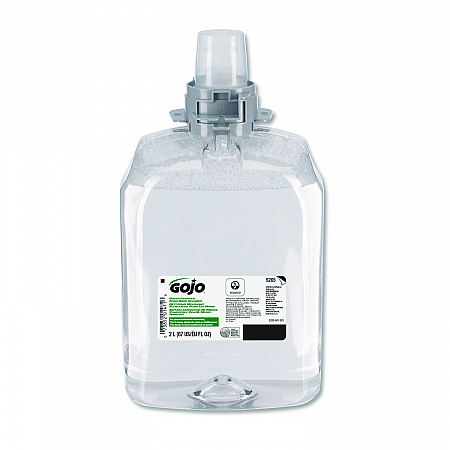 Green Certified Foam Hand Cleaner, Refill for GOJO FMX-20 Push-Style Dispenser, Unscented, 2,000 mL, 2/Carton (526502)