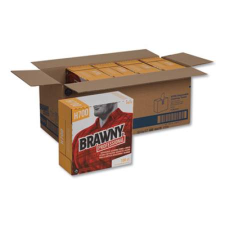Brawny Professional Medium Weight HEF Shop Towels, 9 1/8 x 16 1/2, 100/Box, 5 Boxes/Carton (25070CT)