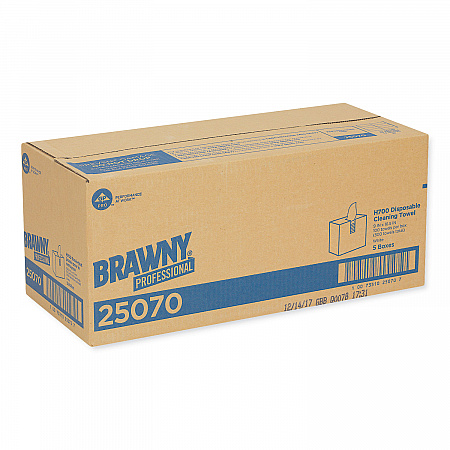 Medium Weight HEF Shop Towels, 9 1/8 x 16 1/2, 100/Box, 5 Boxes/Carton (25070CT)