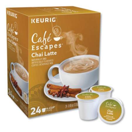 Cafe Escapes Cafe Escapes Chai Latte K-Cups, 96/Carton (6805CT)