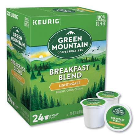 Green Mountain Coffee Breakfast Blend Coffee K-Cup Pods, 24/Box (6520)