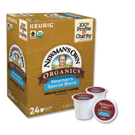Newman's Own Organics Special Blend Extra Bold Coffee K-Cups, 96/Carton (4050CT)