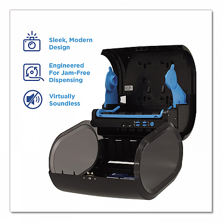 enMotion Impulse 10 Automated Towel Dispenser, 9.25 x 14.6 x 14, Black (59488A)