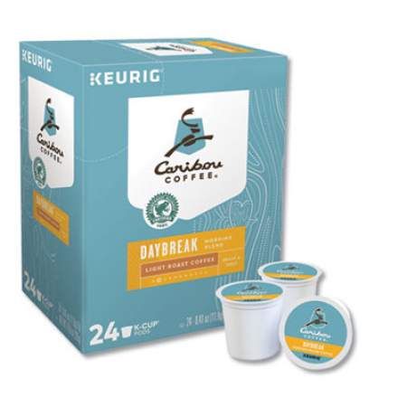 Caribou Coffee Daybreak Morning Blend Coffee K-Cups, 24/Box (6994)